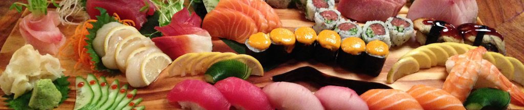 Cultured Pearl Sushi & Kitchen Specials - Photographs of sushi plates