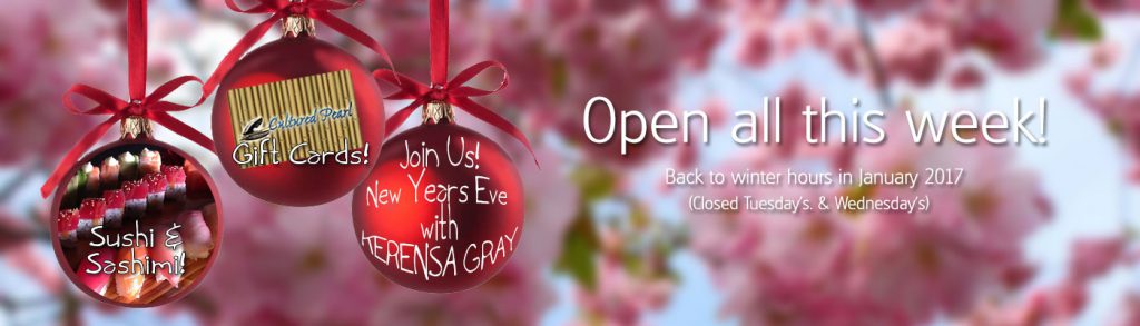 Join Us! New Years Eve for an evening of celebration with KERENSA GRAY!