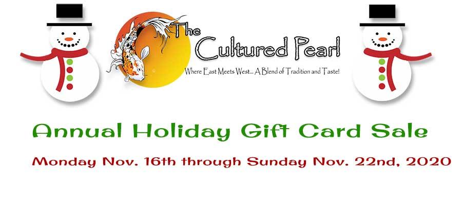 2020 Annual Holiday Gift Card Sale