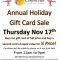 Annual Holiday Gift Card Sale 2022