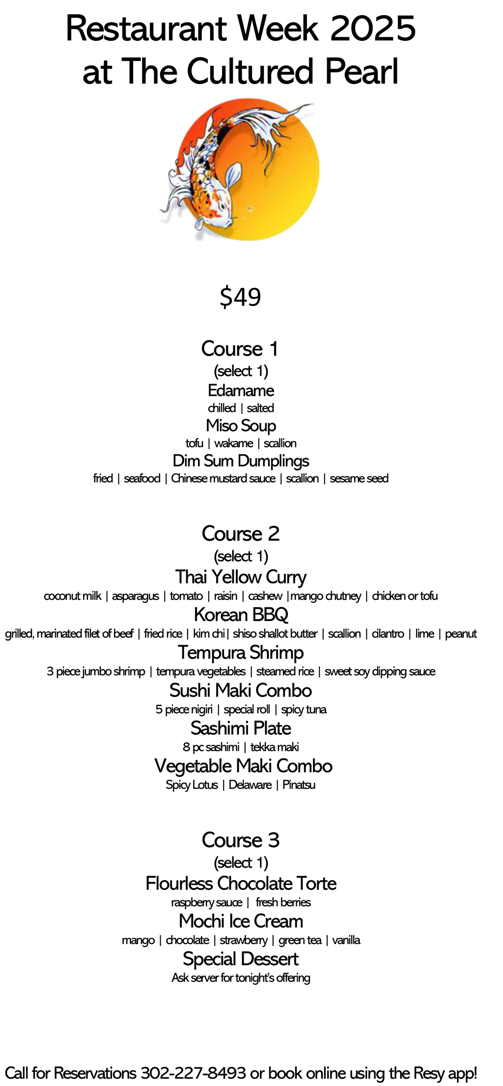 Restaurant Week 2025