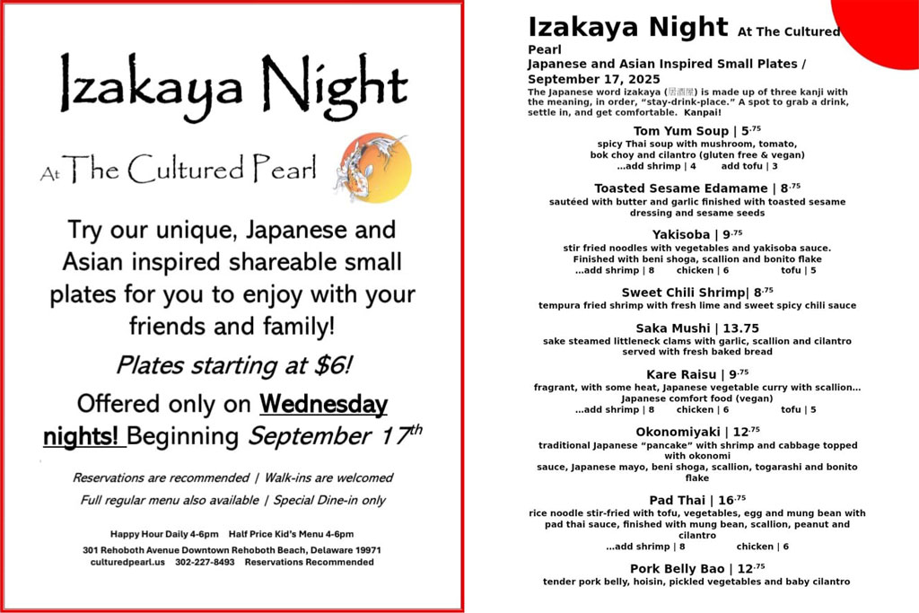 Izakaya Night - Wednesdays